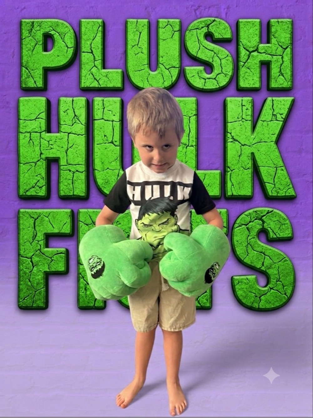 Hulk Plush Fists for Kids - Green